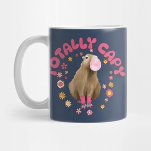 Cute 80's Capybara - Totally Capy Pun Mug